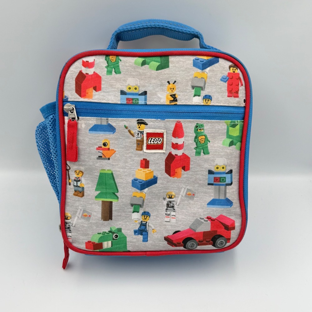 Pottery Barn Kids LEGO Lunch Box Boy Mackenzie Insulated Minifigure School Bag